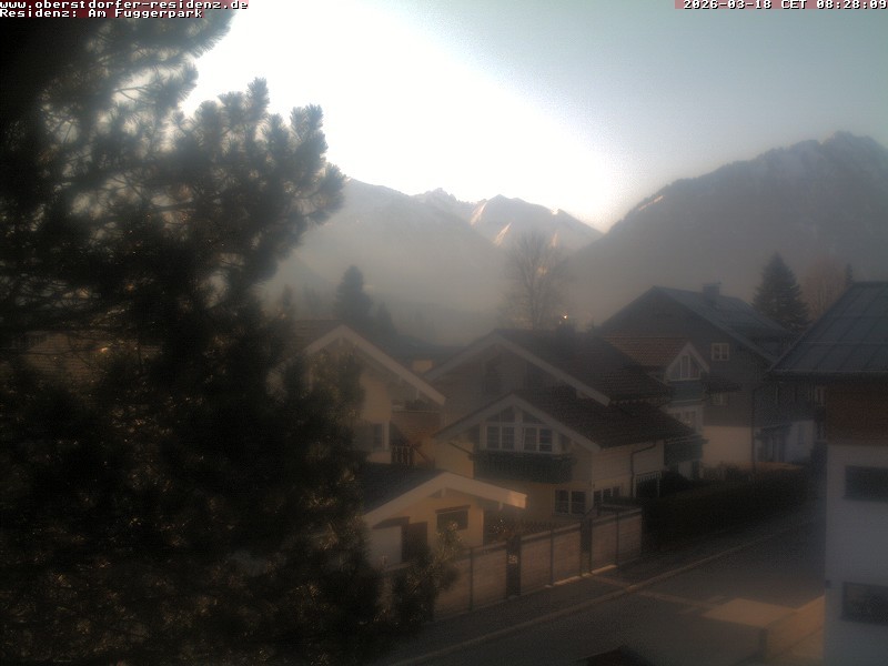 Archiv Foto Webcam Oberstdorfer Residenz