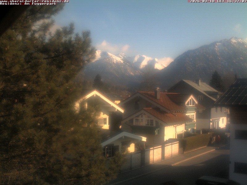 Archiv Foto Webcam Oberstdorfer Residenz