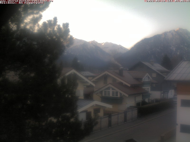 Archived image Webcam Oberstdorf holiday apartment