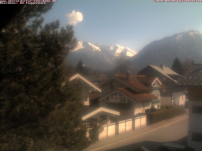 Archiv Foto Webcam Oberstdorfer Residenz