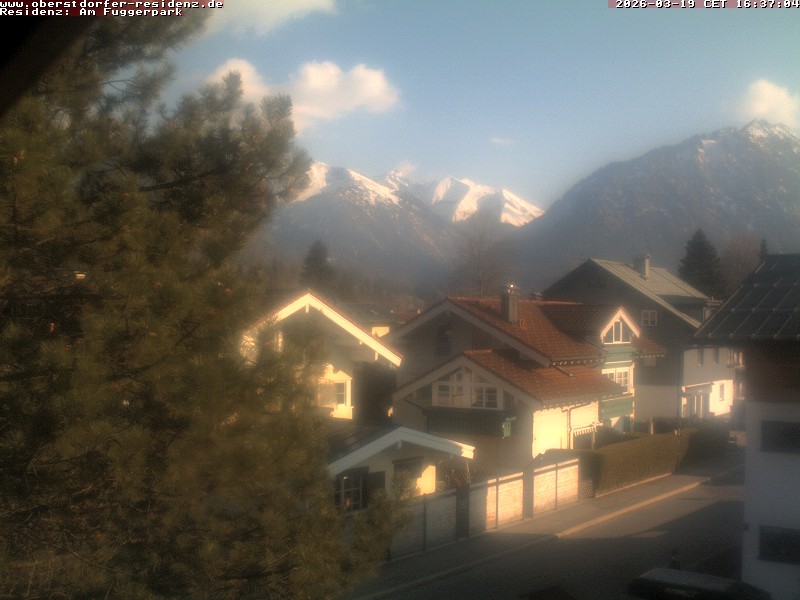 Archiv Foto Webcam Oberstdorfer Residenz