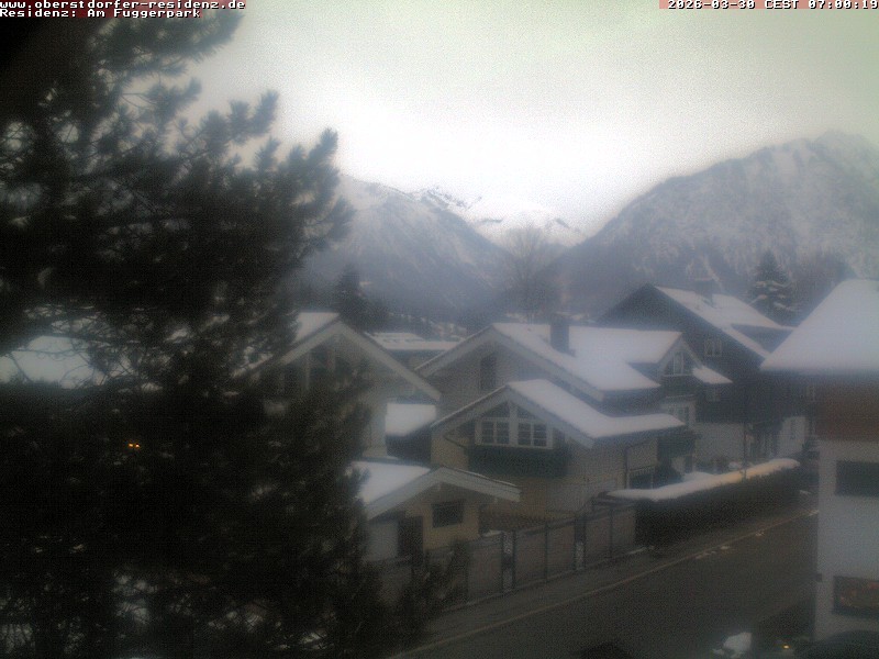 Archiv Foto Webcam Oberstdorfer Residenz