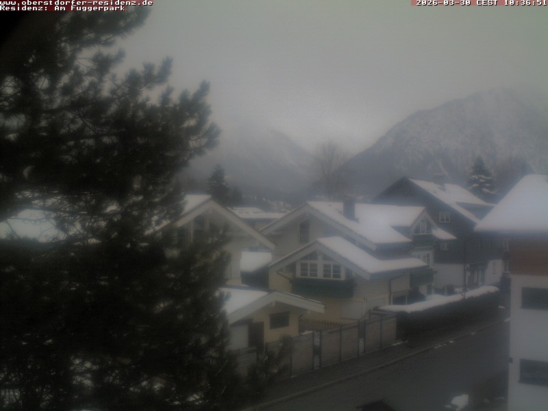 Archiv Foto Webcam Oberstdorfer Residenz