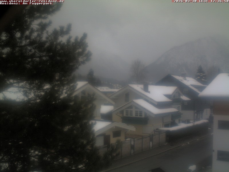 Archiv Foto Webcam Oberstdorfer Residenz