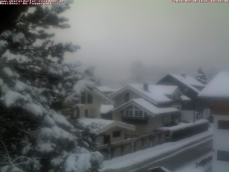 Archiv Foto Webcam Oberstdorfer Residenz