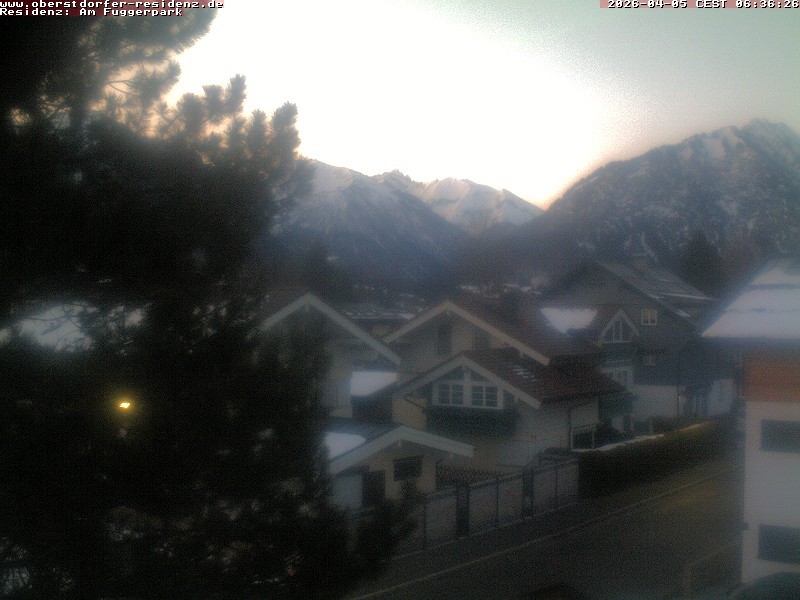Archiv Foto Webcam Oberstdorfer Residenz