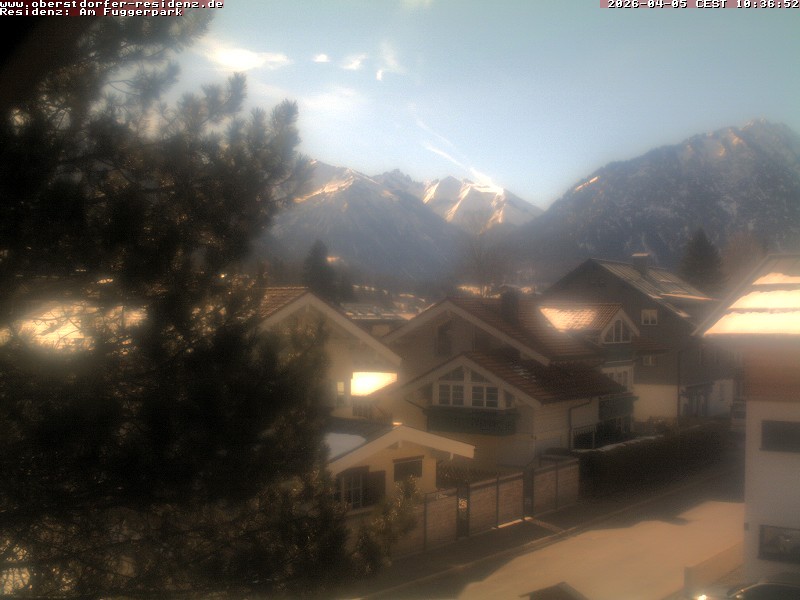 Archiv Foto Webcam Oberstdorfer Residenz