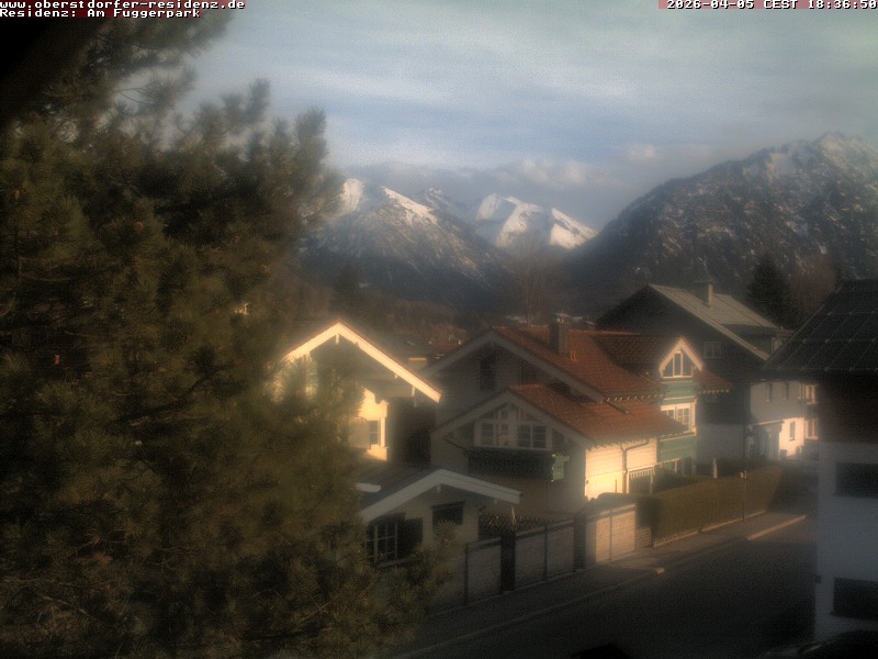 Archiv Foto Webcam Oberstdorfer Residenz