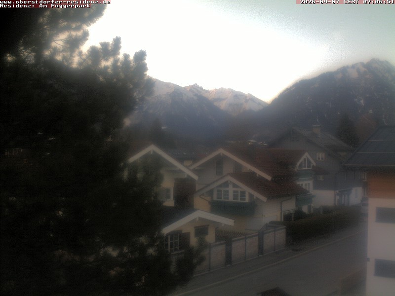 Archiv Foto Webcam Oberstdorfer Residenz