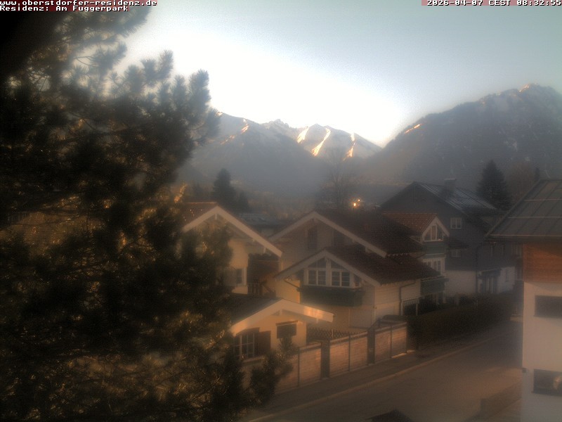 Archiv Foto Webcam Oberstdorfer Residenz