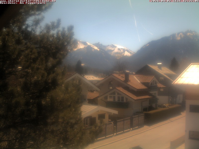 Archiv Foto Webcam Oberstdorfer Residenz