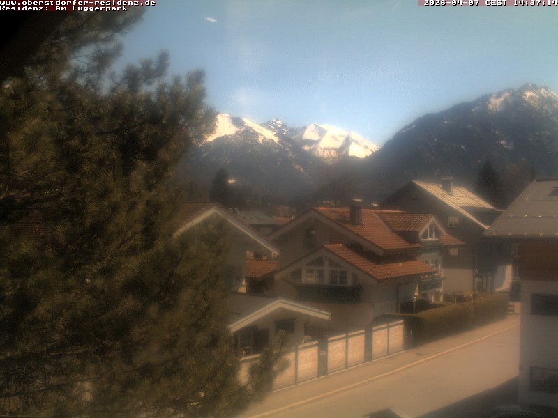 Archiv Foto Webcam Oberstdorfer Residenz