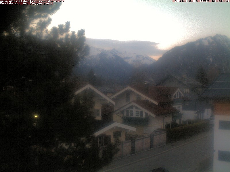 Archiv Foto Webcam Oberstdorfer Residenz