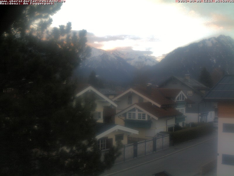 Archiv Foto Webcam Oberstdorfer Residenz