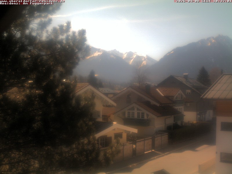 Archiv Foto Webcam Oberstdorfer Residenz