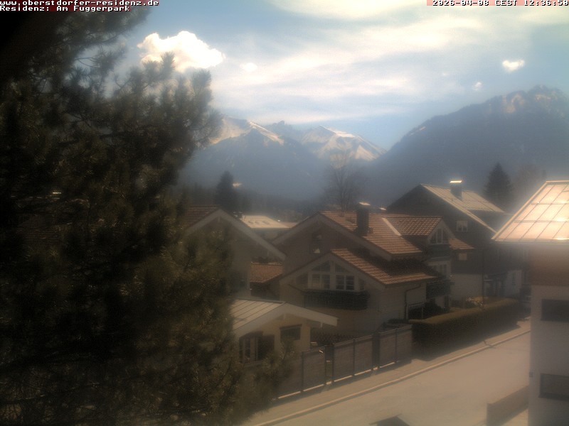 Archiv Foto Webcam Oberstdorfer Residenz