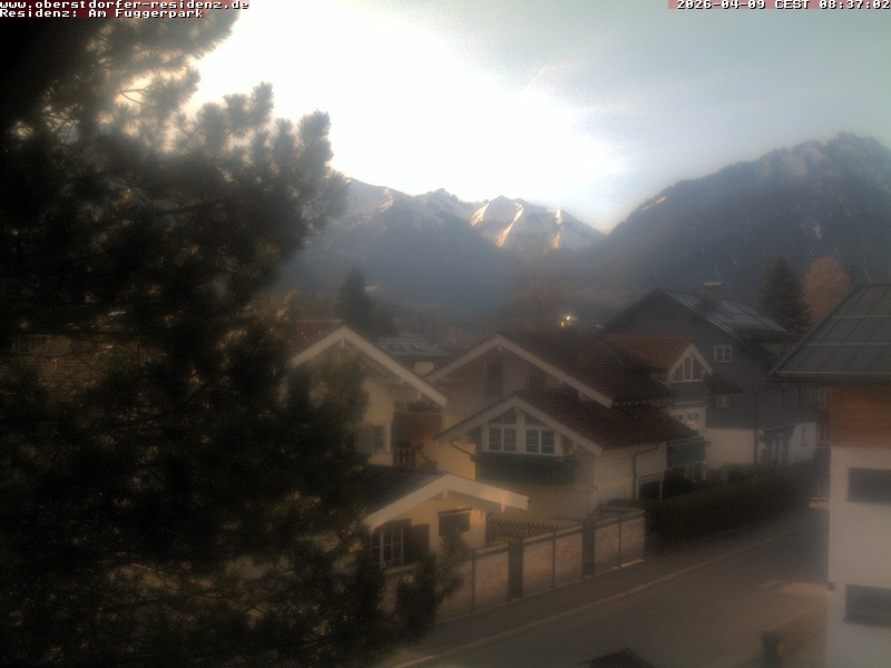 Archiv Foto Webcam Oberstdorfer Residenz