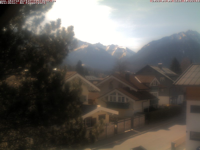 Archiv Foto Webcam Oberstdorfer Residenz