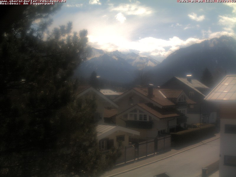 Archived image Webcam Oberstdorf holiday apartment