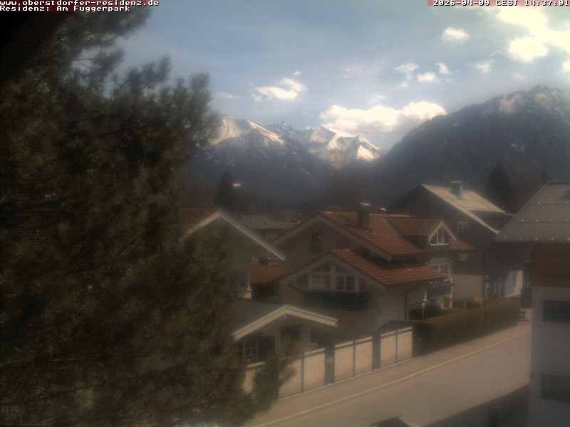 Archiv Foto Webcam Oberstdorfer Residenz