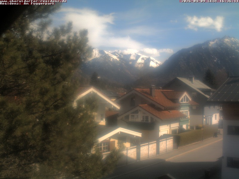 Archiv Foto Webcam Oberstdorfer Residenz