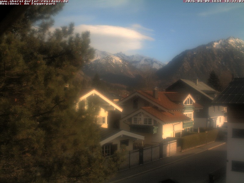 Archiv Foto Webcam Oberstdorfer Residenz