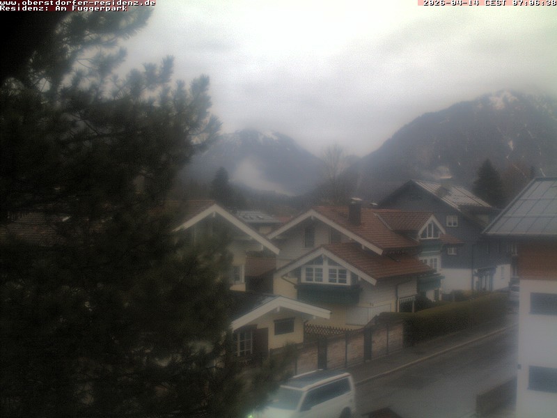 Archiv Foto Webcam Oberstdorfer Residenz