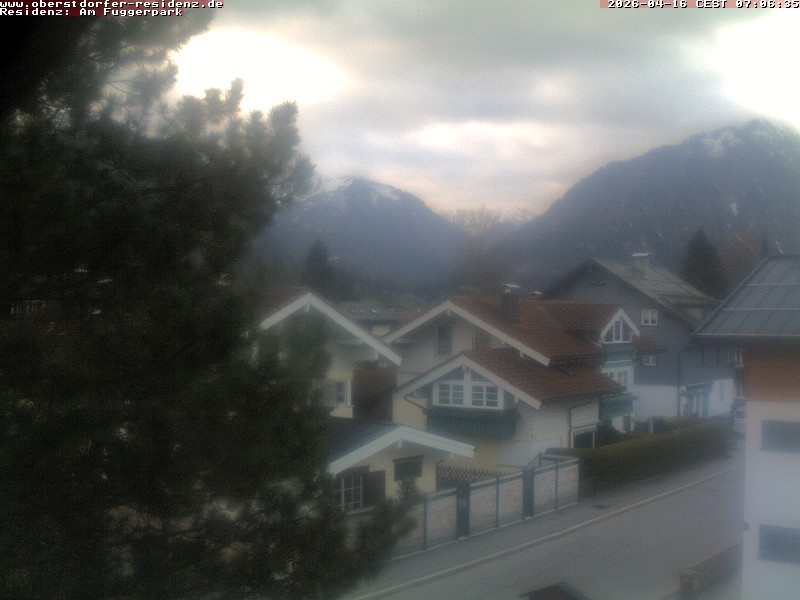 Archiv Foto Webcam Oberstdorfer Residenz