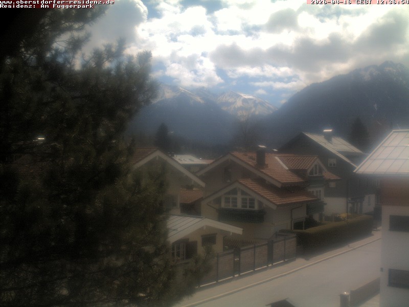 Archived image Webcam Oberstdorf holiday apartment