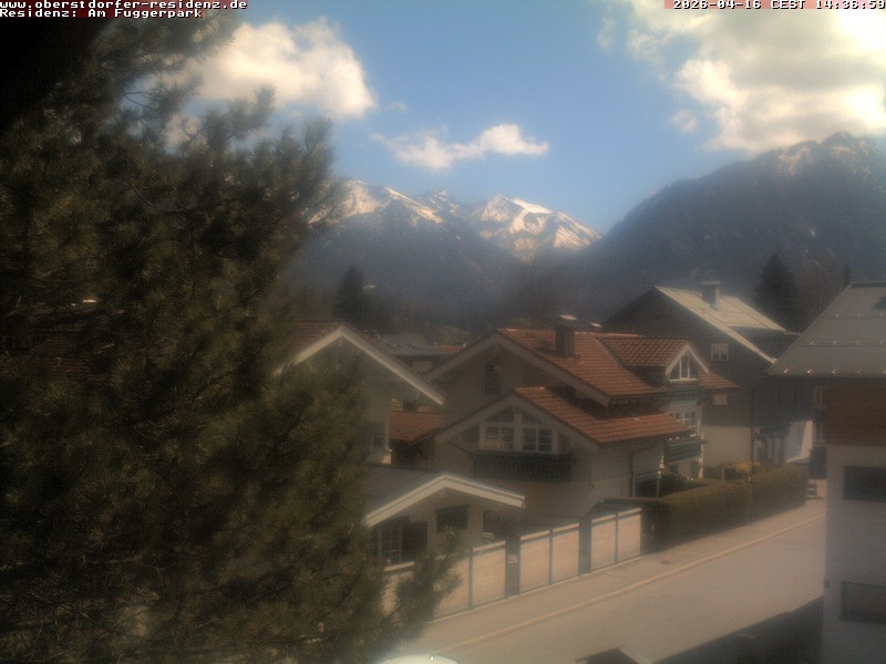 Archived image Webcam Oberstdorf holiday apartment