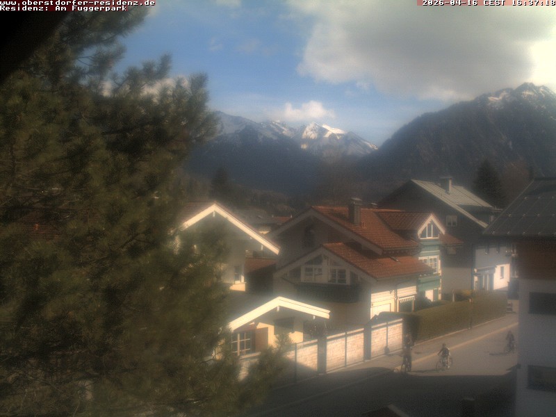 Archiv Foto Webcam Oberstdorfer Residenz