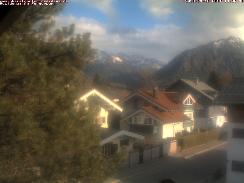 Archiv Foto Webcam Oberstdorfer Residenz