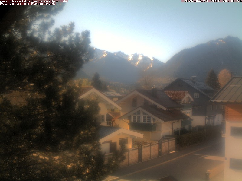 Archiv Foto Webcam Oberstdorfer Residenz