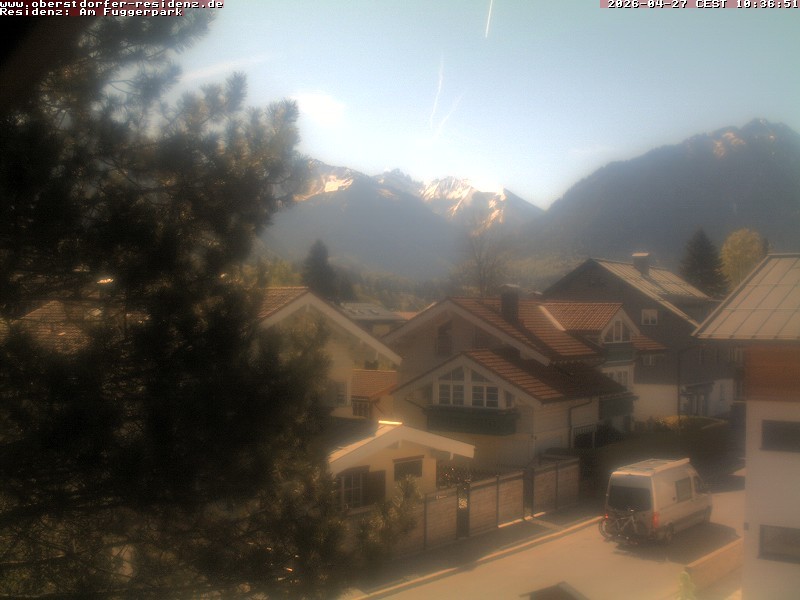 Archived image Webcam Oberstdorf holiday apartment