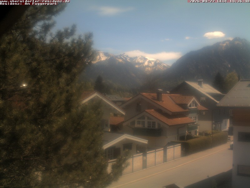 Archived image Webcam Oberstdorf holiday apartment