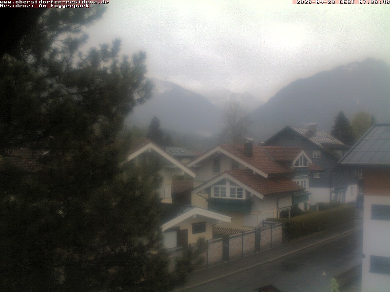 Archiv Foto Webcam Oberstdorfer Residenz