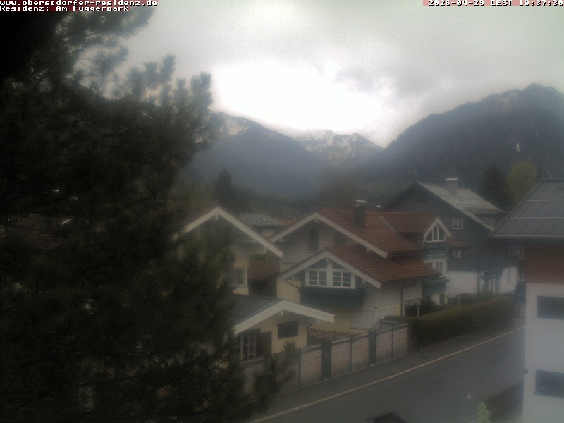 Archiv Foto Webcam Oberstdorfer Residenz