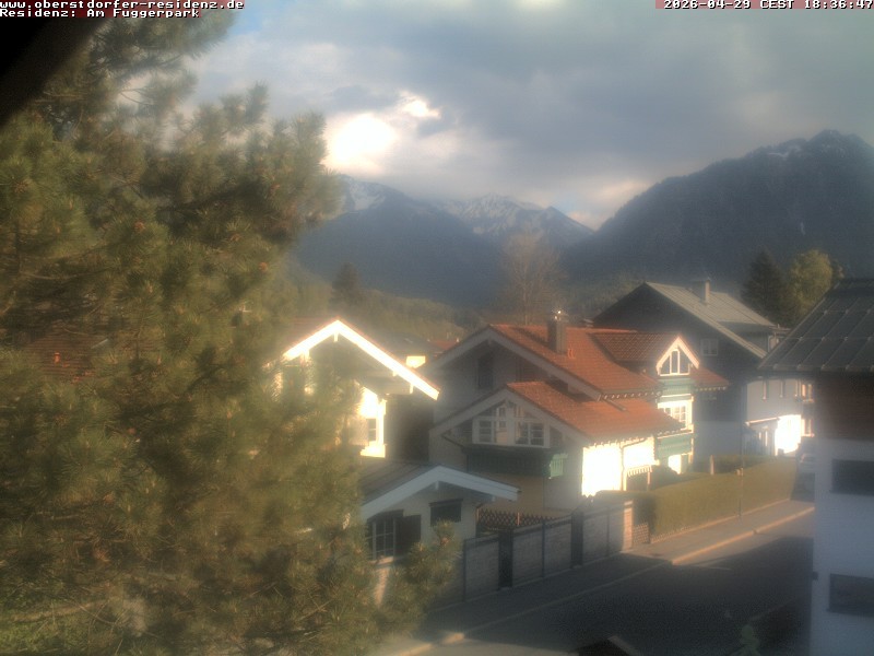 Archiv Foto Webcam Oberstdorfer Residenz