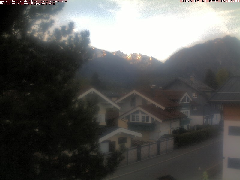 Archived image Webcam Oberstdorf holiday apartment
