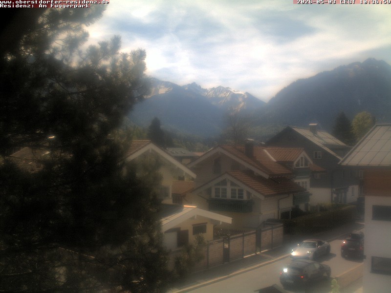 Archived image Webcam Oberstdorf holiday apartment