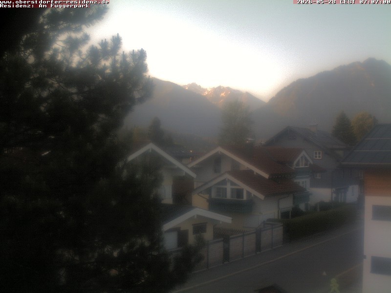 Archived image Webcam Oberstdorf holiday apartment