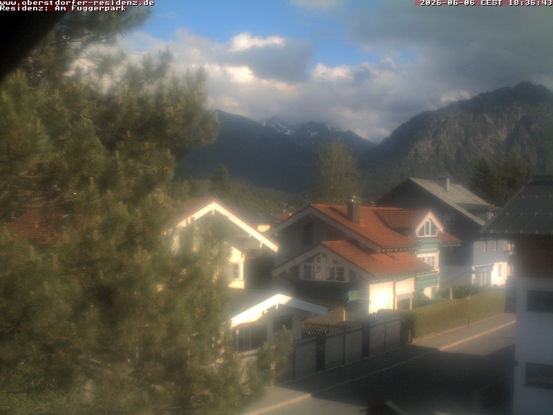 Archived image Webcam Oberstdorf holiday apartment