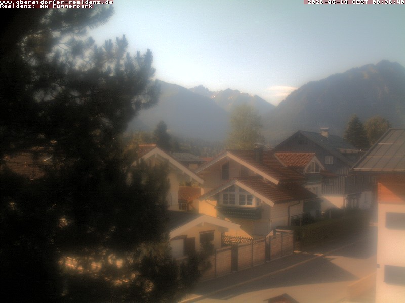 Archiv Foto Webcam Oberstdorfer Residenz