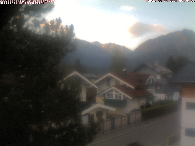 Archiv Foto Webcam Oberstdorfer Residenz