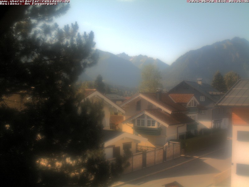 Archiv Foto Webcam Oberstdorfer Residenz
