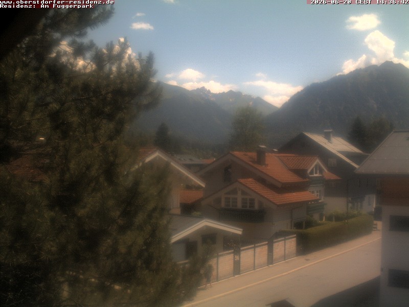 Archiv Foto Webcam Oberstdorfer Residenz