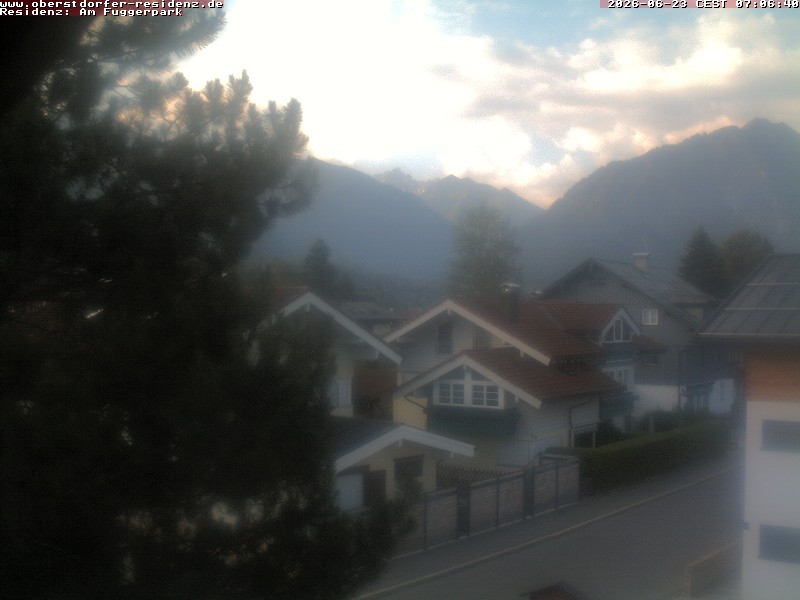 Archived image Webcam Oberstdorf holiday apartment