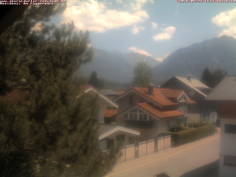 Archiv Foto Webcam Oberstdorfer Residenz
