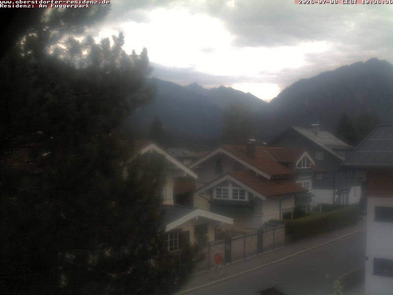 Archiv Foto Webcam Oberstdorfer Residenz
