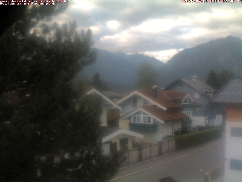 Archiv Foto Webcam Oberstdorfer Residenz